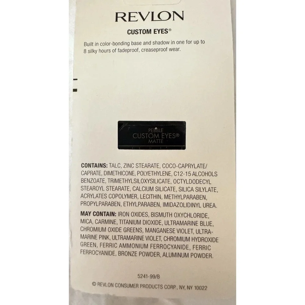 Revlon Custom Eyes Pebble Matte Eyeshadow Vintage 80s/90s Compact NIB